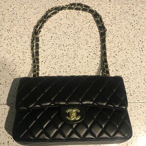 Chanel Rev Jumbo Caviar Double Flap